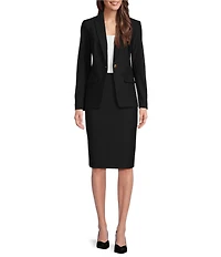 Donna Karan Ponte Knit Coordinating Pencil Skirt
