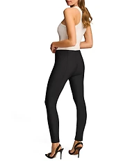Donna Karan Ponte Mid Rise Pull-On Skinny Leg Ankle Pants