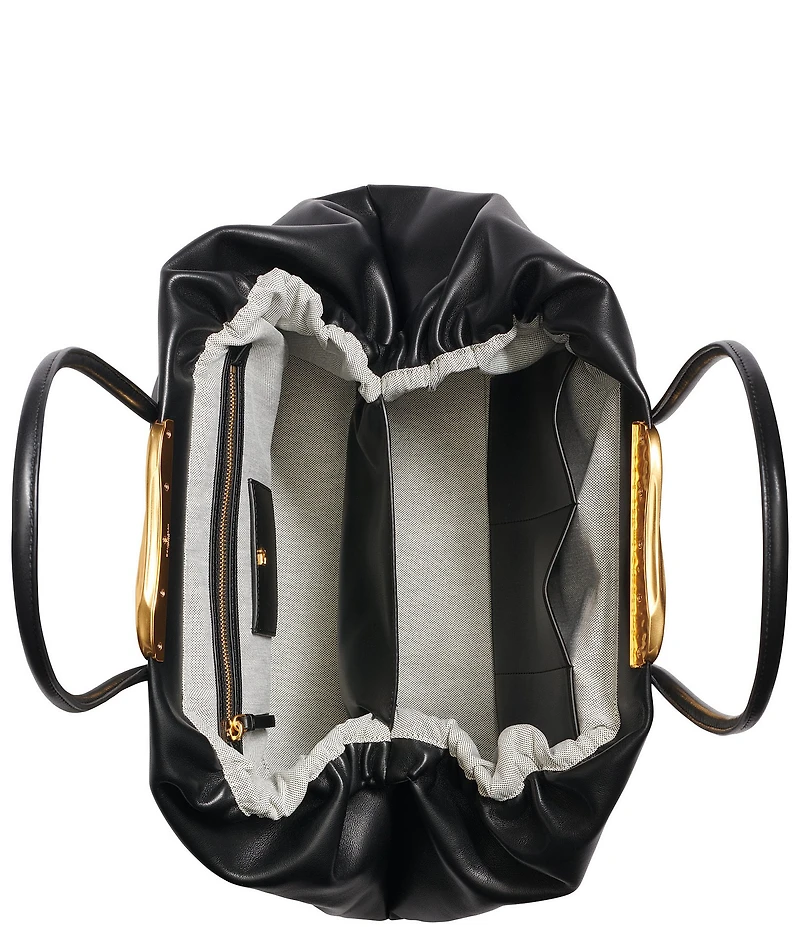 Donna Karan Poplin Large Satchel Bag