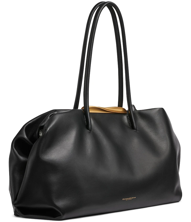 Donna Karan Poplin Large Satchel Bag
