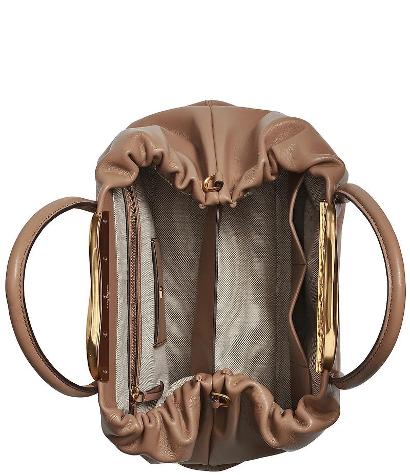 Donna Karan Poplin Satchel Bag