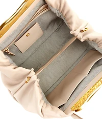 Donna Karan Poplin Small Satchel Handle Bag