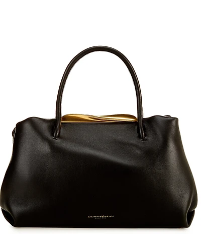 Donna Karan Poplin Small Satchel Handle Bag