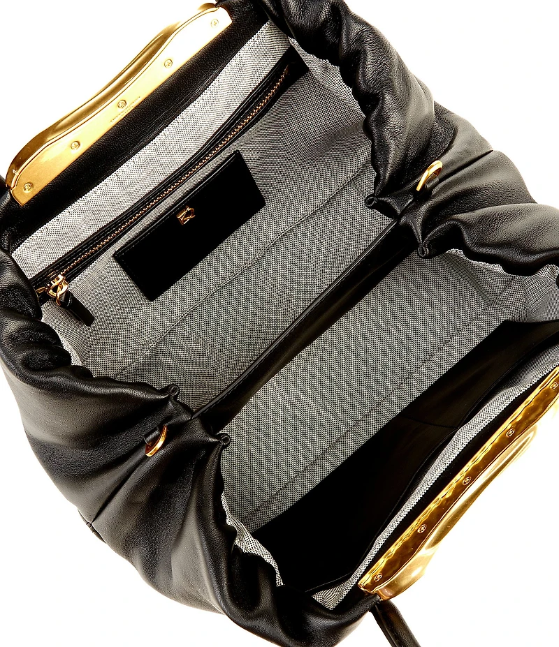 Donna Karan Poplin Small Satchel Handle Bag