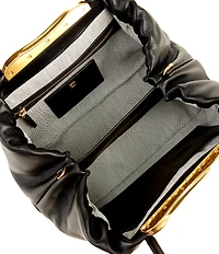 Donna Karan Poplin Small Satchel Handle Bag