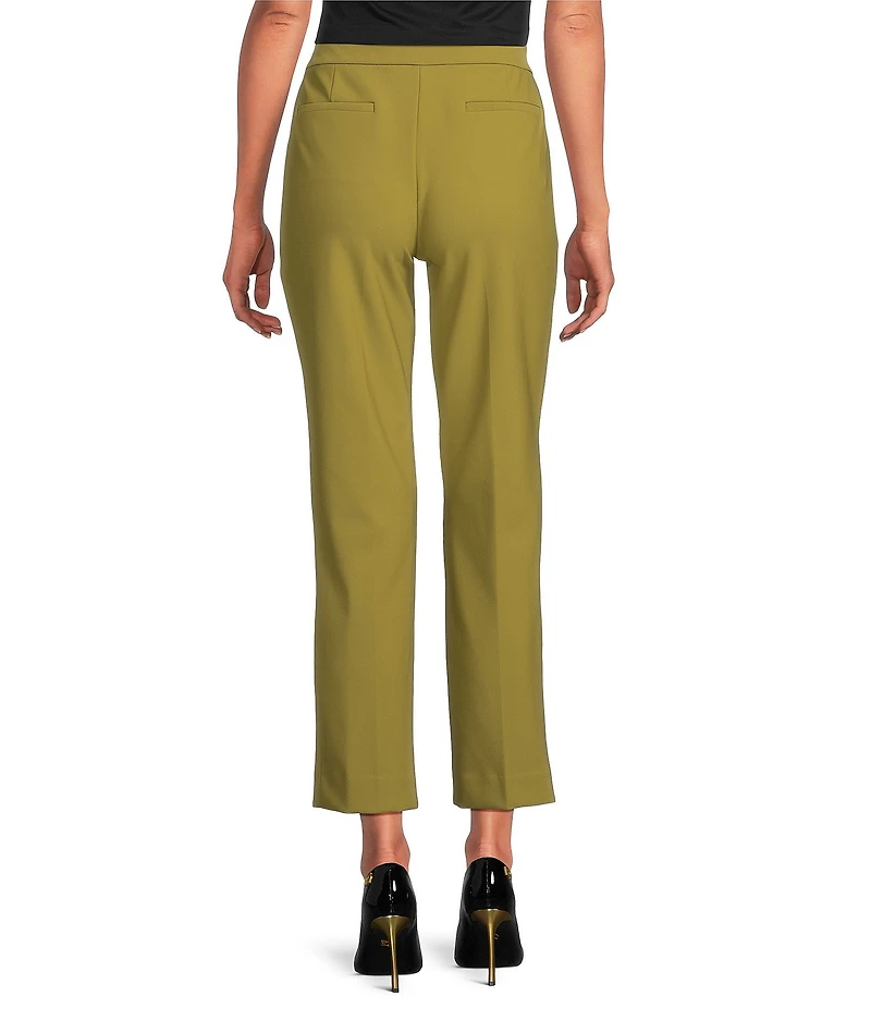 Donna Karan Precision Ponte Slim Leg Ankle Length Pants