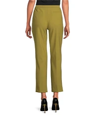 Donna Karan Precision Ponte Slim Leg Ankle Length Pants