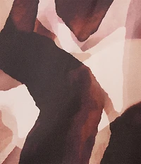 Donna Karan Printed Cowl Neck Sleeveless Top