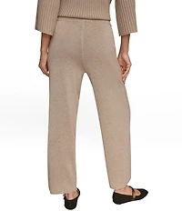 Donna Karan Pull-On Wide Leg Knit Pants