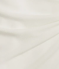 Donna Karan Round Neck Sleeveless Ruched Side Hardware Top