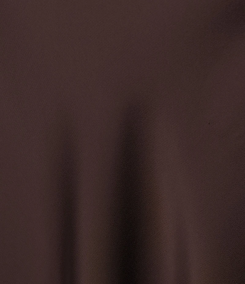 Donna Karan Satin Pull On A-Line Midi Skirt