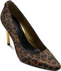 Donna Karan Savita Leopard Print Stiletto Pumps