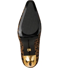 Donna Karan Savita Leopard Print Stiletto Pumps