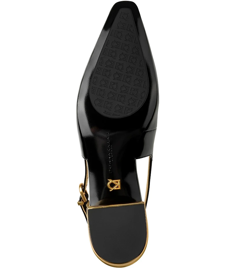 Donna Karan Savita Patent Slingback Pumps