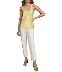 Donna Karan Scoop Neck Sleeveless Shell