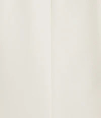 Donna Karan Scuba Crepe Twill And Satin Long Sleeve Notched Collar Button Front Dress