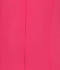 Donna Karan Scuba Crepe V-Neck Sleeveless Dress