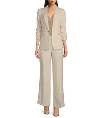 Donna Karan Sleeveless Metallic Knit Tank
