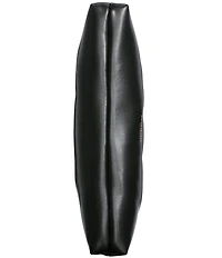 Donna Karan Southold Slouchy Drawstring Leather Shoulder Clutch Bag