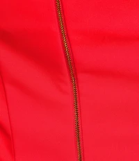 Donna Karan Square Neck Cap Sleeve Sheath Dress