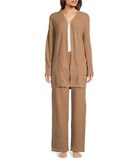 DKNY by Donna Karan Sweater Knit Patch Pocket Lounge Pants