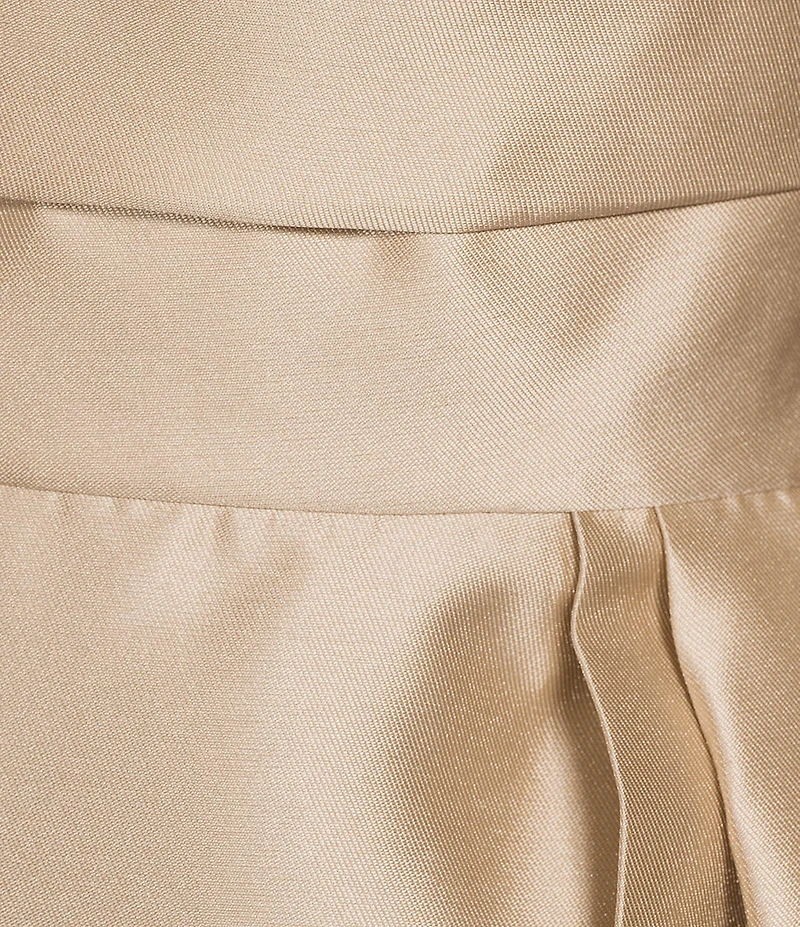 Donna Karan Sweetheart Neck Strapless Mikado Twill Satin Dress