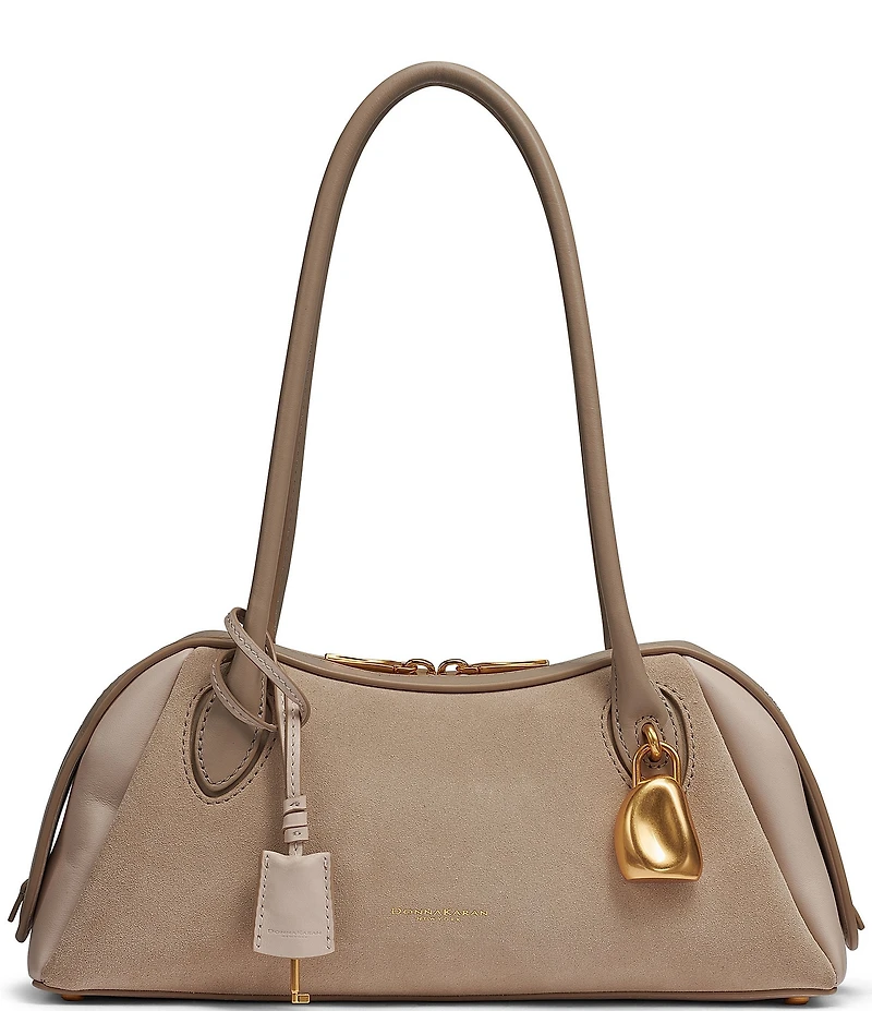 Donna Karan Terry Suede Shoulder Bag