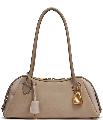 Donna Karan Terry Suede Shoulder Bag
