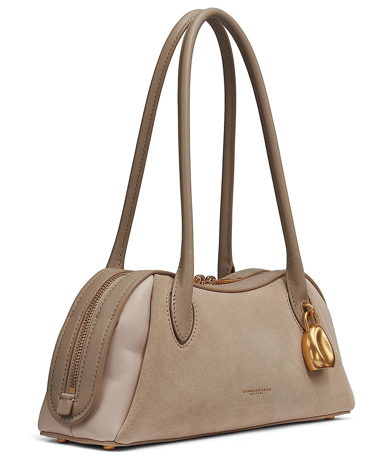 Donna Karan Terry Suede Shoulder Bag