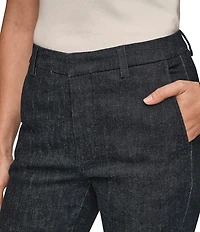 Donna Karan The Donna Mid Rise Modern Trousers