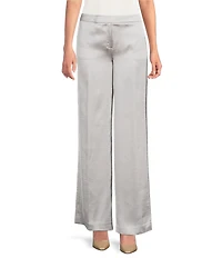Donna Karan Vapor Charmeuse Wide Leg Pants