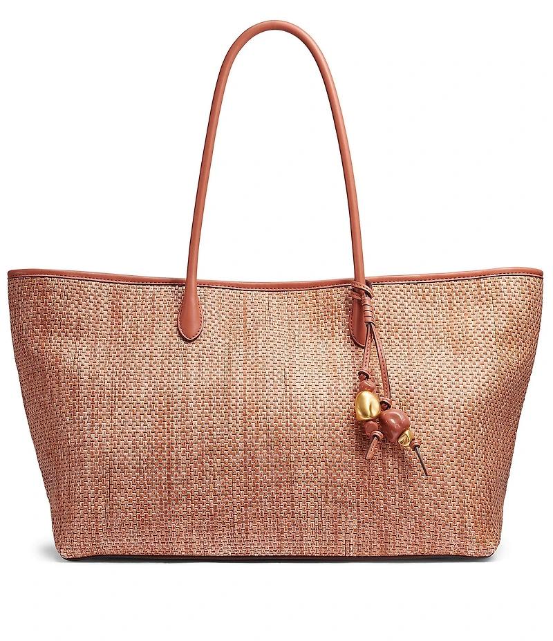 Donna Karan Weekend Straw Medium Tote Bag