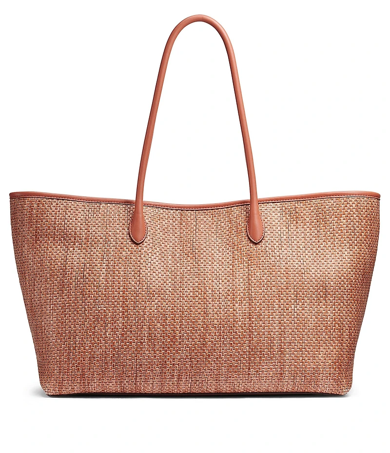 Donna Karan Weekend Straw Medium Tote Bag