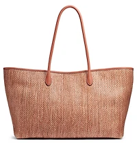 Donna Karan Weekend Straw Medium Tote Bag