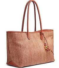 Donna Karan Weekend Straw Medium Tote Bag