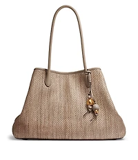 Donna Karan Weekend Straw Medium Tote Bag