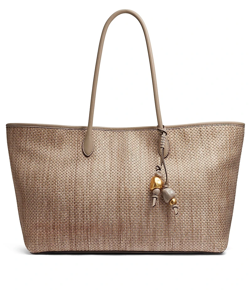 Donna Karan Weekend Straw Medium Tote Bag
