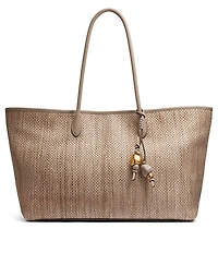 Donna Karan Weekend Straw Medium Tote Bag