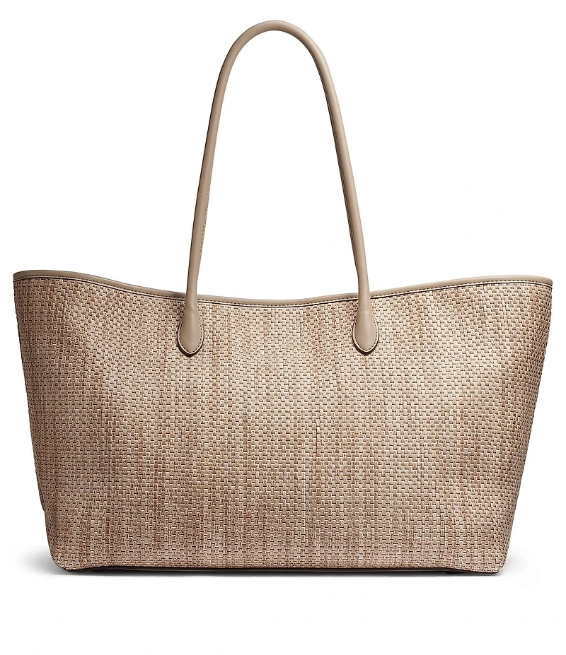 Donna Karan Weekend Straw Medium Tote Bag