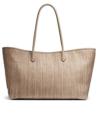 Donna Karan Weekend Straw Medium Tote Bag