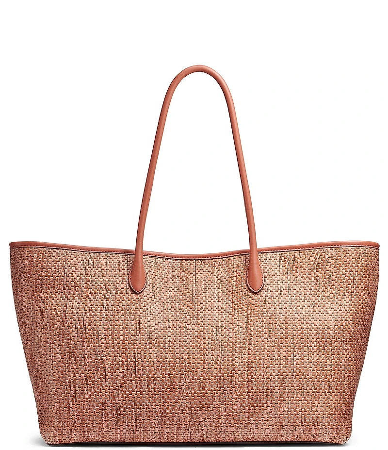 Donna Karan Weekend Straw Medium Tote Bag
