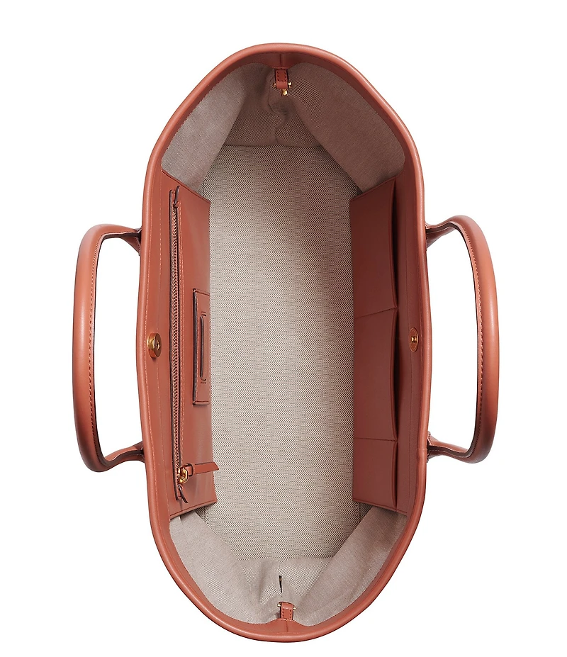 Donna Karan Weekend Straw Medium Tote Bag