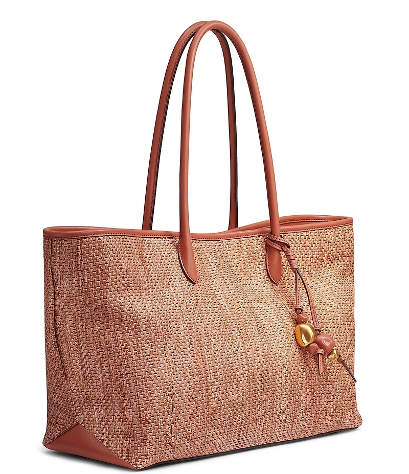 Donna Karan Weekend Straw Medium Tote Bag