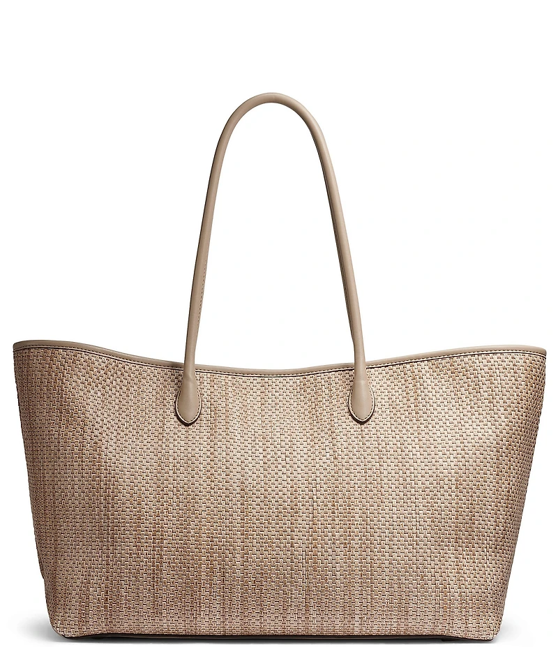 Donna Karan Weekend Straw Medium Tote Bag