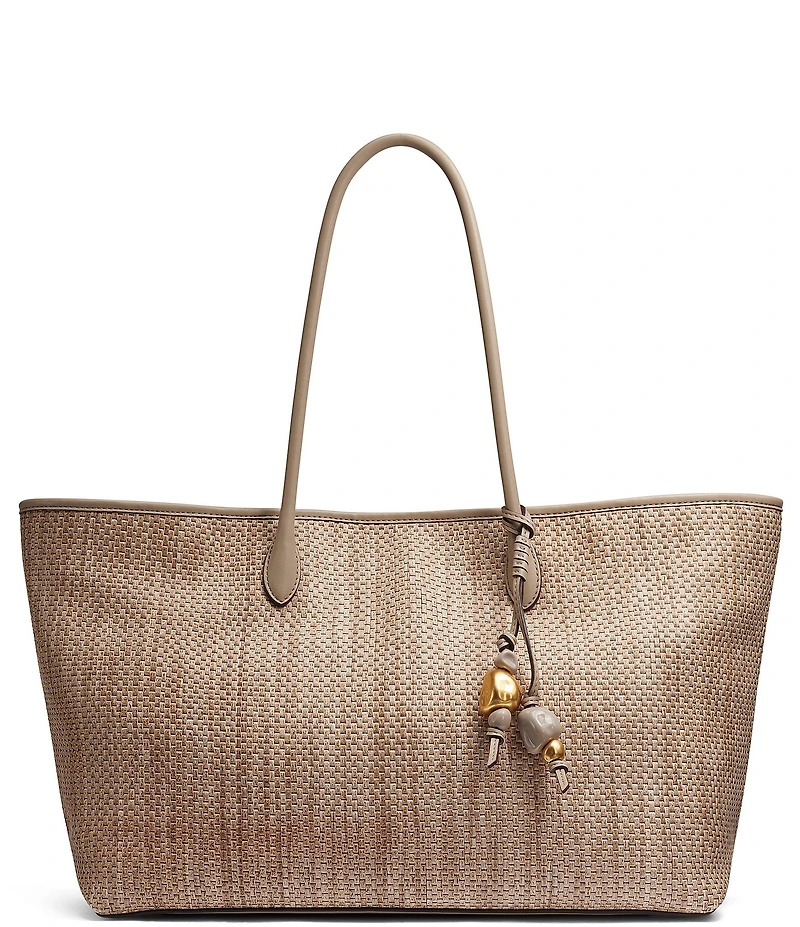 Donna Karan Weekend Straw Medium Tote Bag