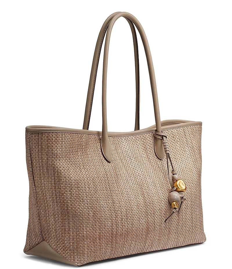 Donna Karan Weekend Straw Medium Tote Bag