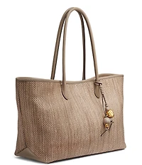 Donna Karan Weekend Straw Medium Tote Bag