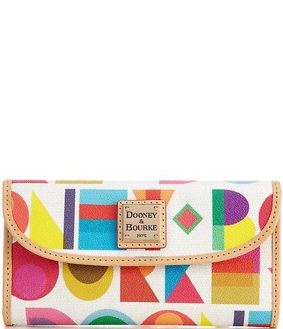 Dooney & Bourke Art Deco Continental Clutch Wallet