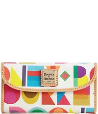 Dooney & Bourke Art Deco Continental Clutch Wallet