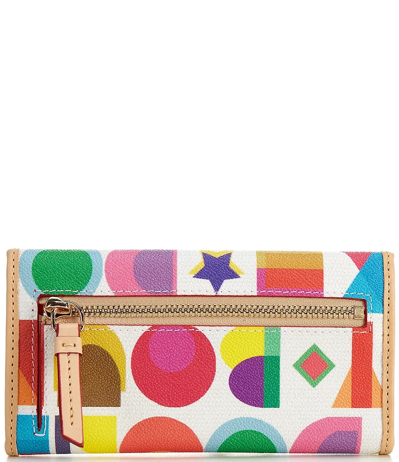Dooney & Bourke Art Deco Continental Clutch Wallet